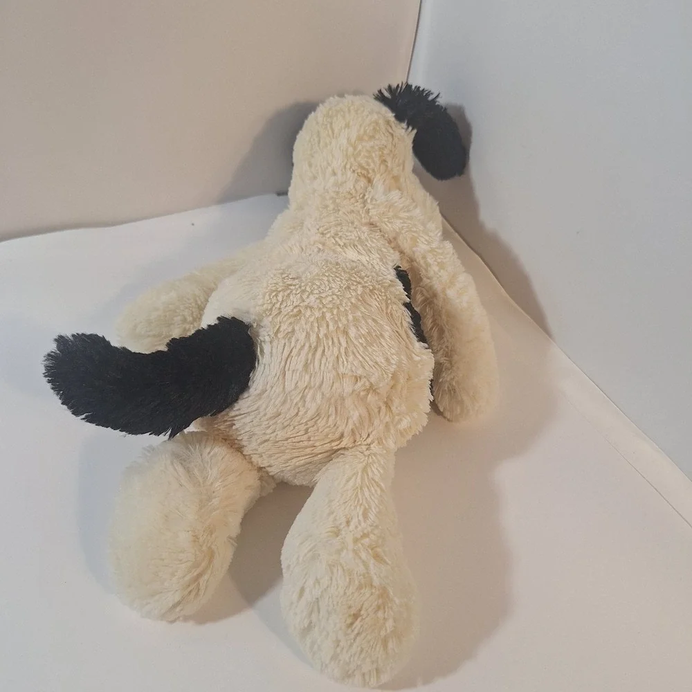 Jellycat Bashful Black and Cream Puppy Dog‎ 12